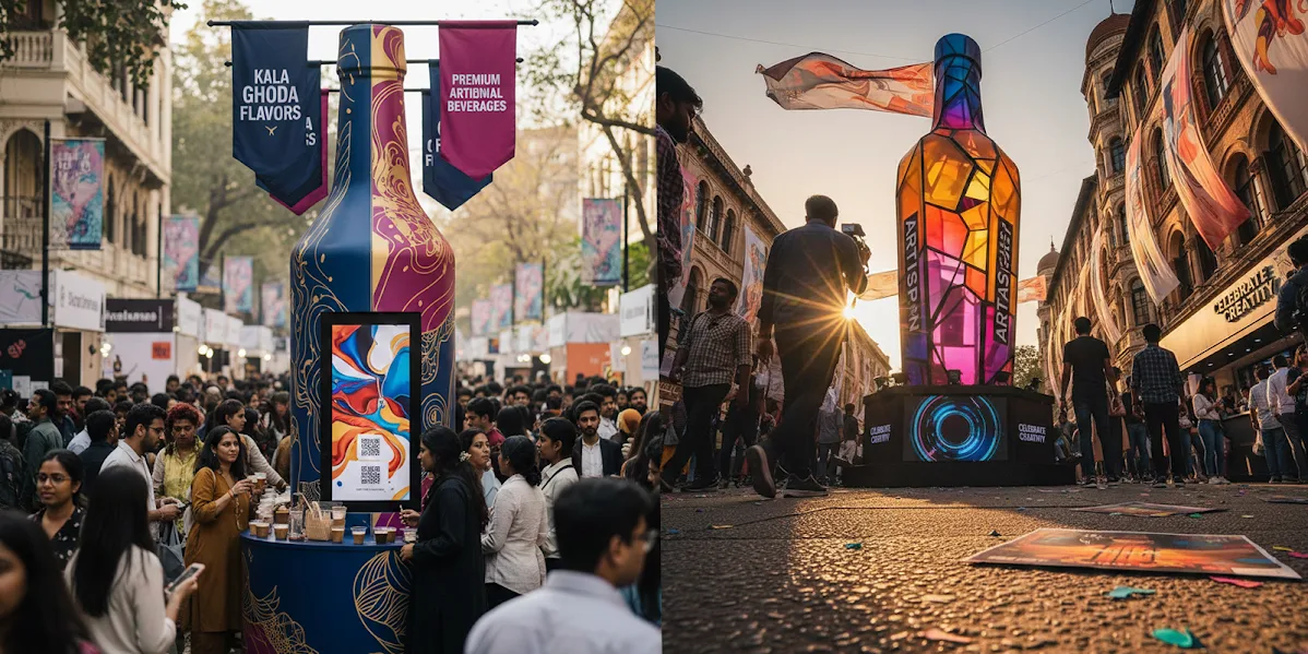 Brand promotion event in Kala Ghoda Mumbai
