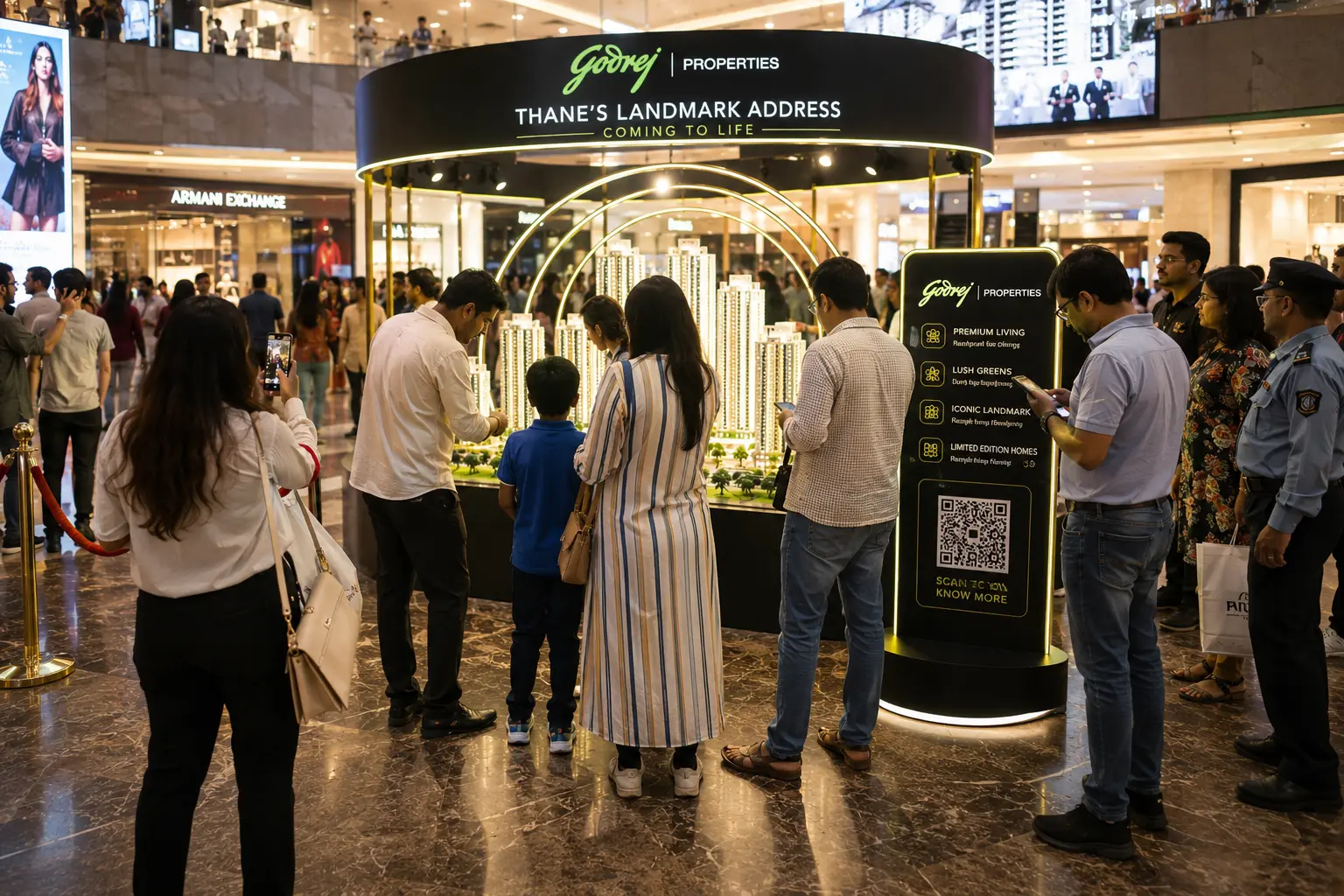 real estate marketing mall installtion