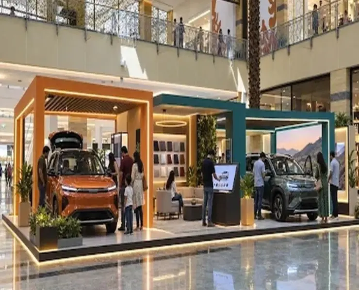 automotive marketing inside the mall