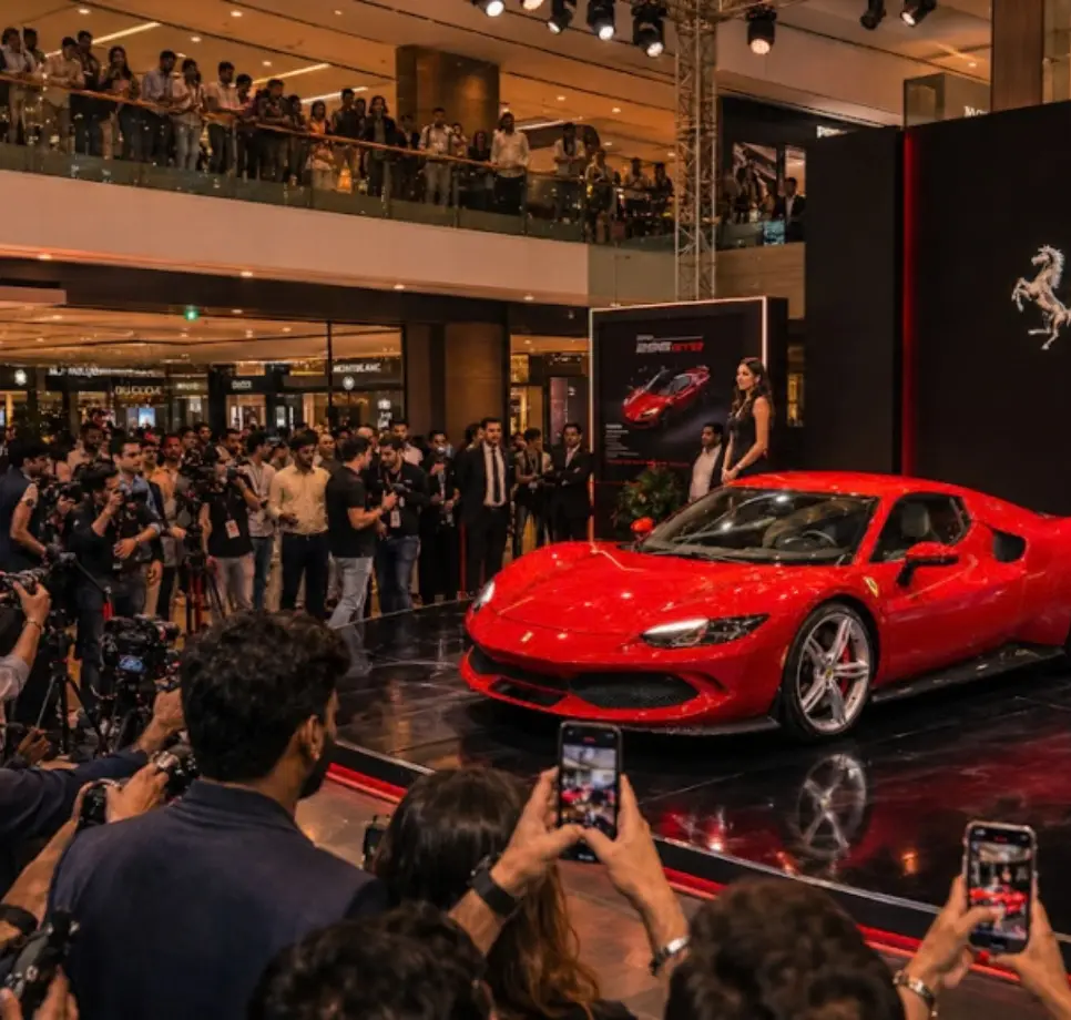 luxury brand activation automobiles